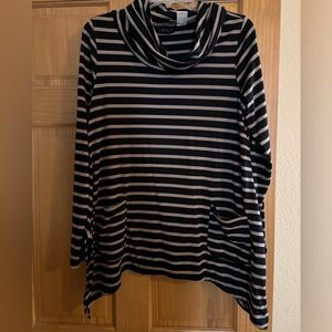 Venus Size Small Black Cowl Neck Sweater